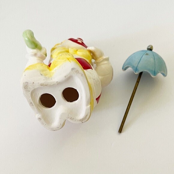 Happy Smile Ceramic Clown Figurine Jim Willoughby Big Top Banana Umbrella Circus - Picture 8 of 9